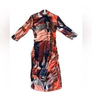 Multi-Color Long Sleeve Dress